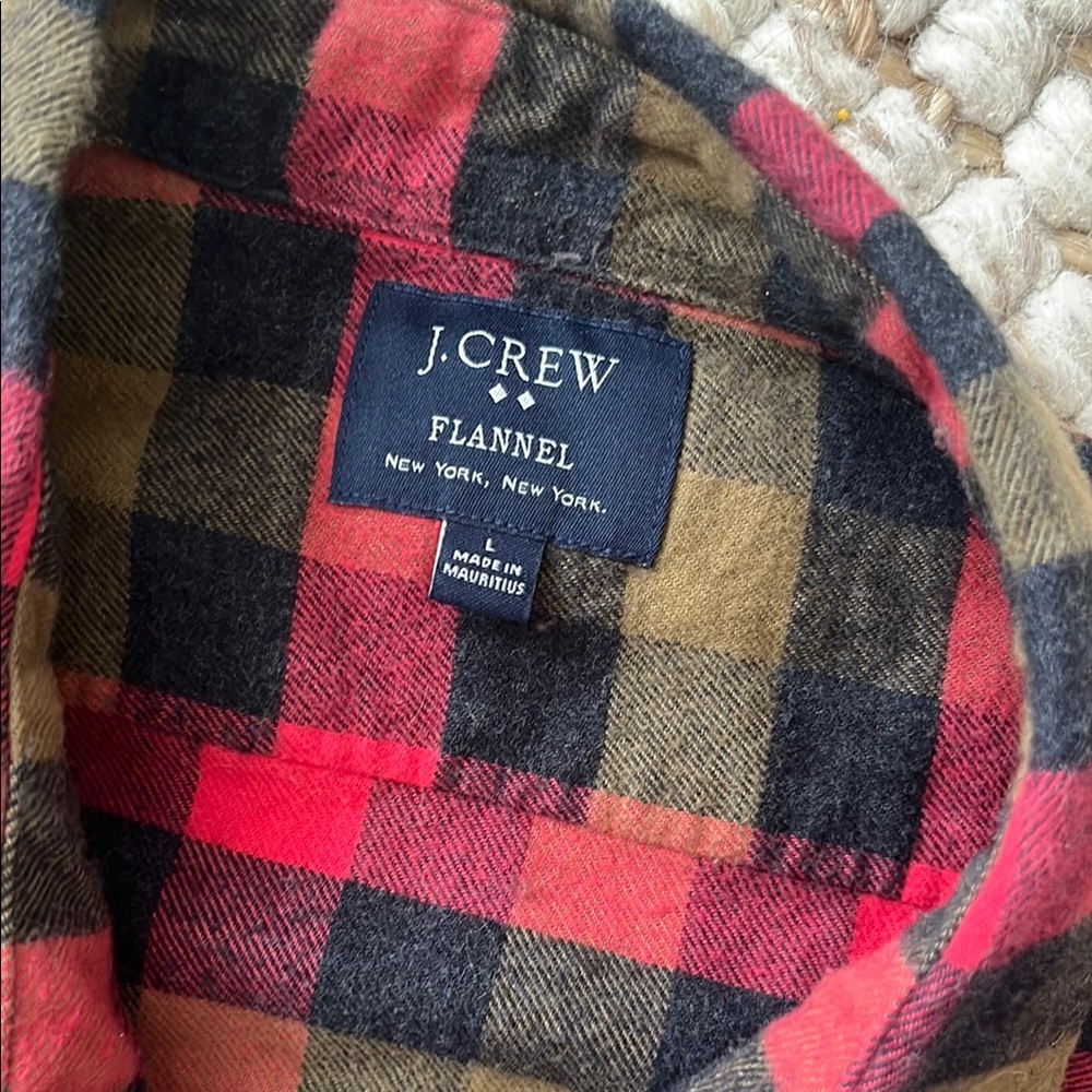 J.Crew flannel button down - Picture 2 of 3